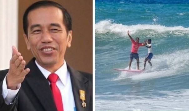 Presiden Jokowi apresiasi sikap peselancar Filipina (foto/int)