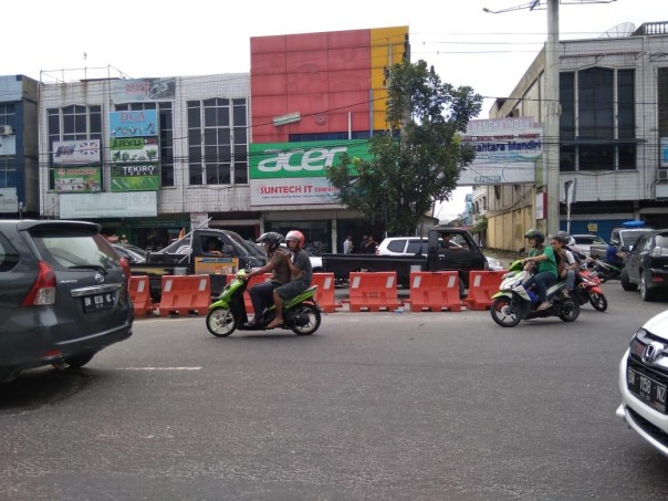 Dinas Perhubungan (Dishub) Kota Pekanbaru akan menutup dua U-turn (foto/Put)