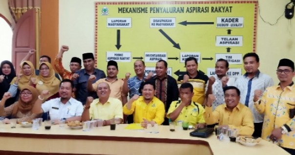 Dewan Pimpinan Daerah (DPD) Partai Golkar Riau mensosialisasikan Petunjuk Pelaksana (foto/Ardi)