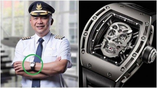 Mantan Dirut Garuda yang dicopot Menteri BUMN Erick Thohir miliki jam tangan yang diduga miliki harga fantastis (foto/int)