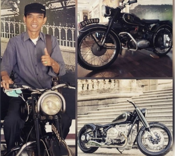Ustaz Abdul Somad sampaikan filosofi hidup dan naik sepeda motor (foto/int)