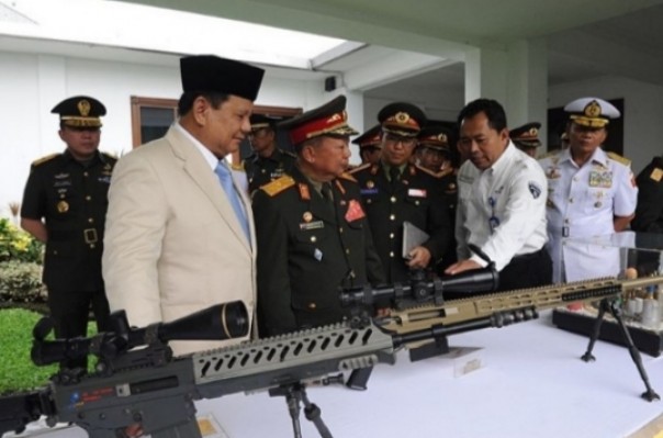 Prabowo Subianto mendapat kunjungan dari Menhan Republik Laos (foto/int)