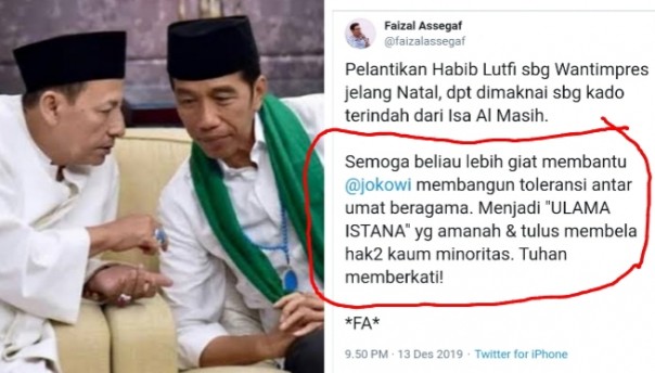 Presiden Jokowi pilih Habib Luthfi sebagai anggota Wantimpres (foto/int)