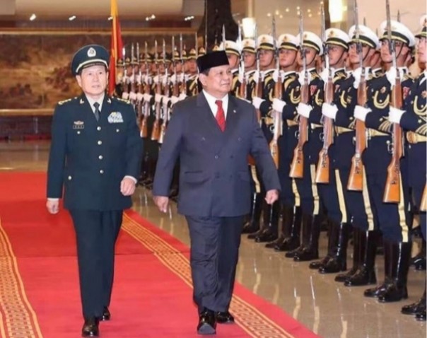 Menteri Pertahanan RI Prabowo Subianto berkunjung ke China (foto/int)