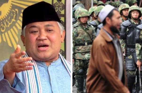 Ketua Dewan Pertimbangan Majelis Ulama Indonesia (MUI), Din Syamsuddin meminta agar penindasan atas muslim Uighur di China dihentikan (foto/int)