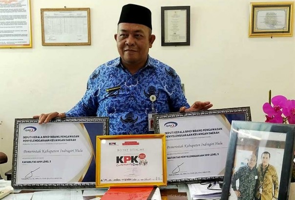 Kabupaten Indragiri Hulu berhasil meraih dua penghargaan dari Badan Pengawasan Keuangan dan Pembangunan (BPKP) Pusat (foto/ist)