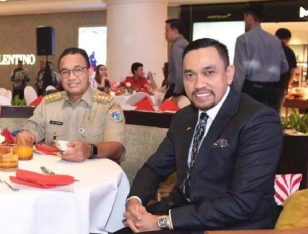Gubernur DKI Jakarta Anies Baswedan duduk semeja dengan politisi Partai Nasdem (foto/int)