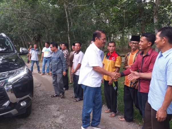 Anggota DPRD Riau Sukarmis reses ke Kuansing (foto/Zar)