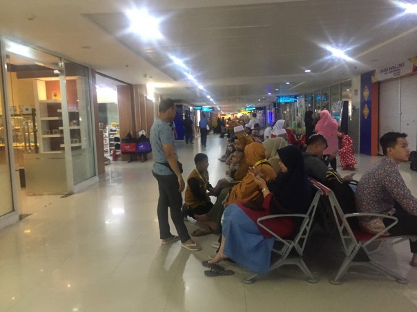 H-1 libur natal dan tahun baru terjadi peningkatan penerbangan di Bandara Internasional Sultan Syarif Kasim, (R24/put)