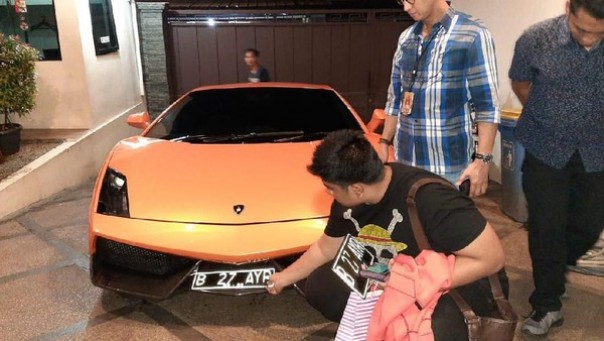 Lamborghini milik Abdul Malik yang memanipulasi kepemilikan
