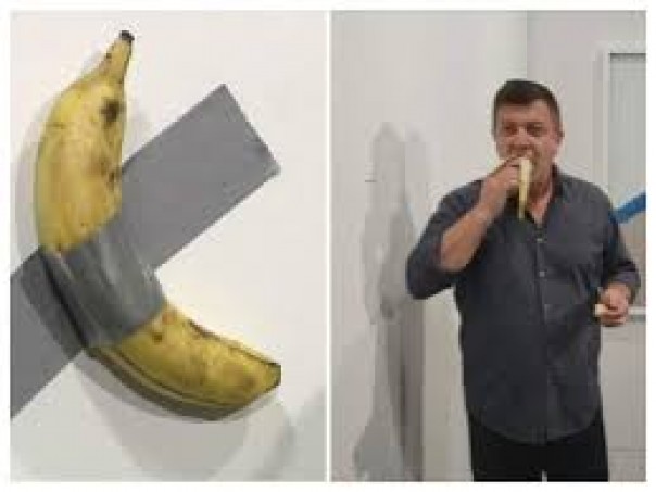 Demi Sebuah Pisang, Pria Ini Rela Merogoh Kocek Hingga Miliaran Rupiah di Pameran Seni Miami