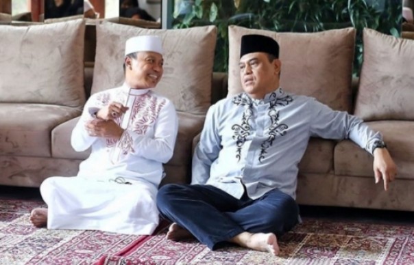 Ustadz Das'ad Latif pernah bertemu Mantan Menteri Pendayagunaan Aparatur Negara dan Reformasi Birokrasi (PAN-RB) Komjen Pol Purn Syafruddin (foto/int)