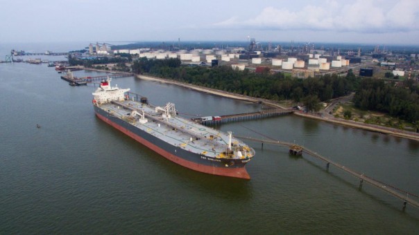 Pelabuhan Minyak Dumai yang dioperasikan PT CPI