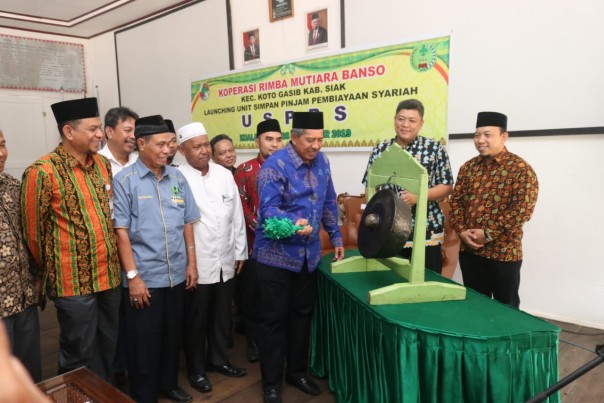 Kabupaten Siak menjadi kabupaten pertama yang menerapkan program koperasi berbasis syariah di Riau (foto/Lin)
