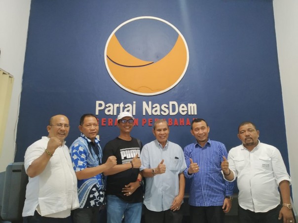 Zainal Abidin bertemu dengan Ketua Dewan Pimpinan Wilayah (DPW) Provinsi Riau Partai Nasdem, H Iskandar Husein