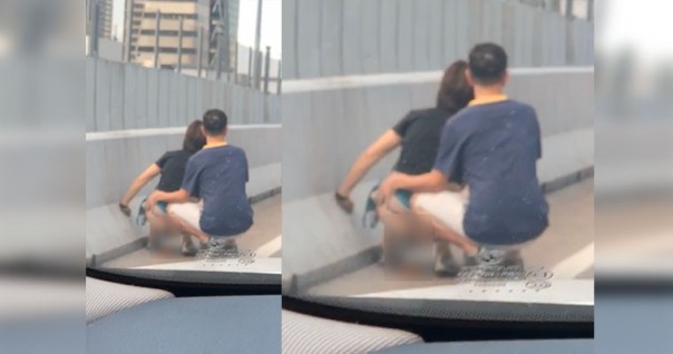 Menjijikkan, Perempuan Ini Tertangkap Kamera Sedang Buang Hajat di Pinggir Jalan Raya Singapura, Ini Alasannya...
