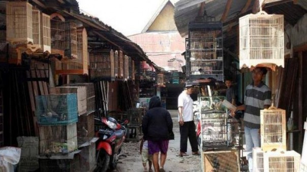 Suasana Pasar Palapa Kota Pekanbaru. (Int)