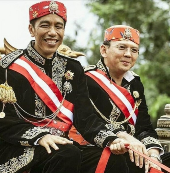 Momen foto Jokowi bersama Ahok (foto/int)