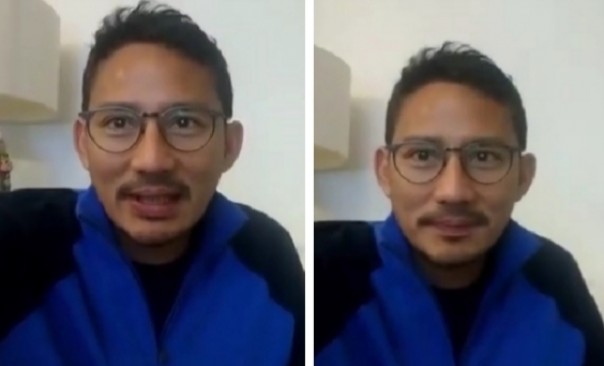 Tampilan baru Sandiaga Uno berkumis dan berjanggut (foto/int)