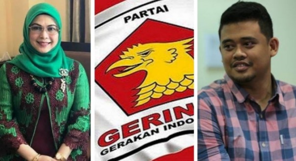 Wakil Ketua Umum Partai Gerindra Sufmi Dasco Ahmad menyebutkan, partainya tidak menutup kemungkinan mendukung menantu Presiden Joko Widodo dan Putri Wakil Presiden Ma'ruf Amin (foto/int)