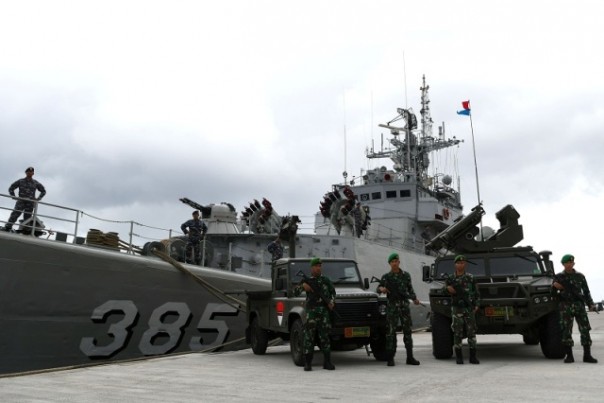 KRI Teuku Umar-385 termasuk salah satu kapal yang akan diterjunkan ke perairan Natuna untuk menghalau kapal China. Foto: int 