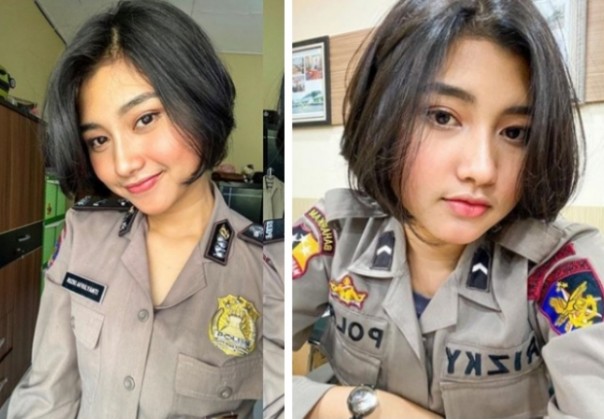 Bripda Rizki cantik bikin netizen terpesona (foto/int)