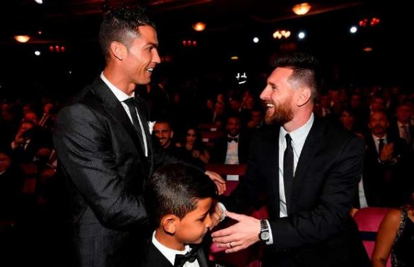 Cristiano Ronaldo dan Lionel Messi. 