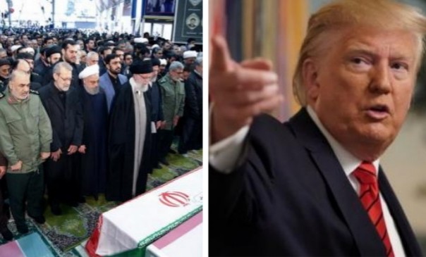 Pemakaman Soleimani dihadiri puluhan ribu rakyat Iran di Teheran (foto/int)
