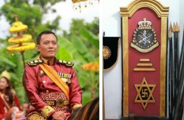 Polisi tangkap Sinuhun Totok Santosa yang klaim sebagai Raja Keraton Agung Sejagat (foto/int)