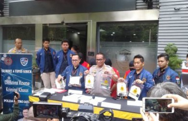 Polda Metro Jaya ekspos kasus pemalsuan websita