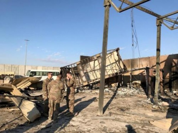 Pangkalan Amerika Serikat di Irak dihantam rudal Iran (foto/int)