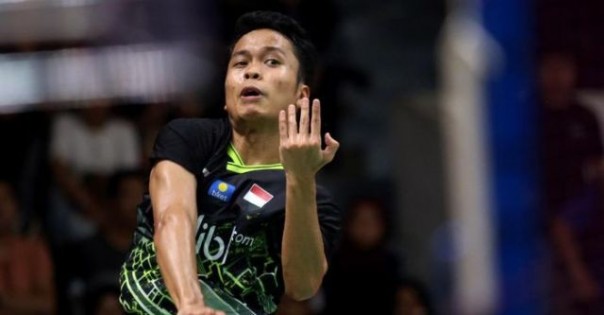 Anthony Ginting menjadi wakil Indonesia di babak final Daihatsu Indonesia Masters. Foto: int 