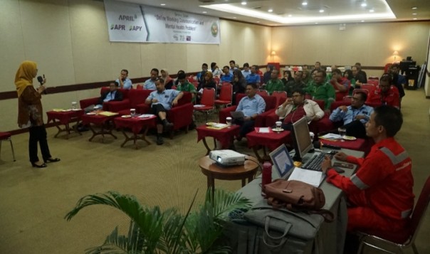 Seminar K3 yang digelar PT Riau Andalan Pulp and Paper (RAPP) bersempena Bulan K3 Nasional (foto/ist)