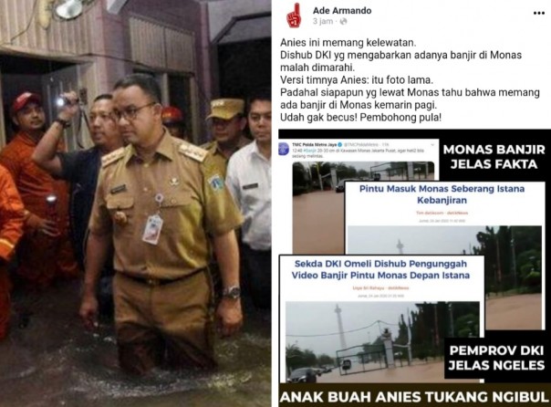 Ade Armando kembali kritik pemerintahan Gubernur DKI Jakarta Anies Baswedan (foto/int)