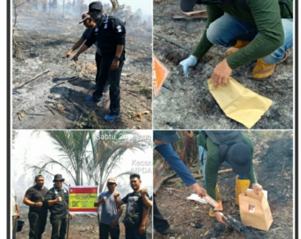 Satu orang tersangka kasus kebakaran hutan dan lahan kembali ditetapkan oleh Satreskrim Polres Bengkalis (R24/Hari)