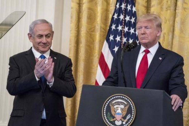 Kesepakatan Donald Trump dengan PM Israel Netanyahu soal status Yerusalem dikecam dunia (foto/int)