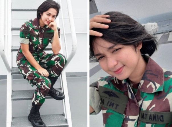 TNI AL Dina cantik dan menawan (foto/int)