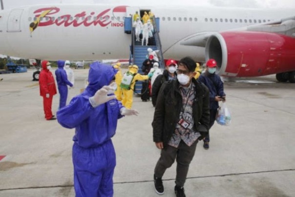 Pesawat Batik Air yang digunakan mengangkuta pulang WNI dari Wuhan, China, Foto: int 