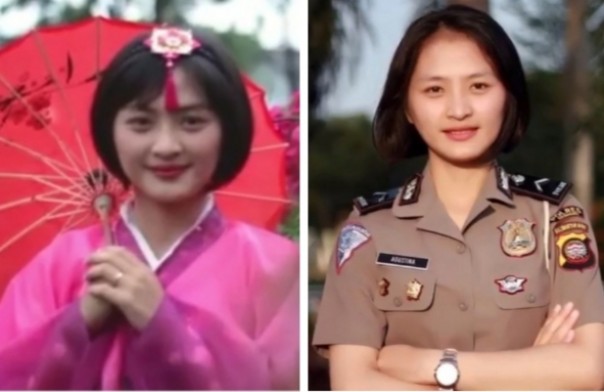 Cantiknya Bripda Putri Mirip  Artis  Korea Netizen 