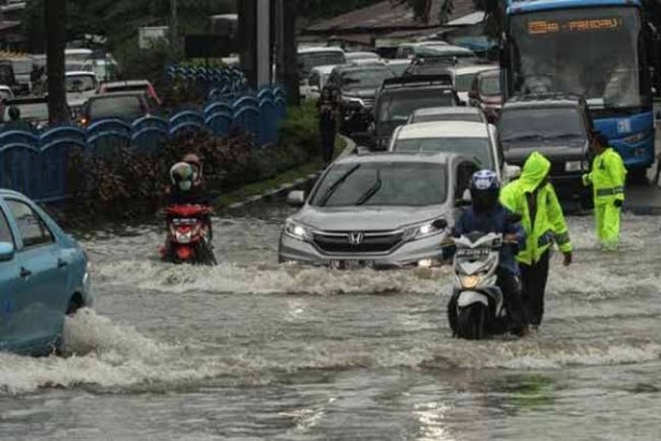 Ilustrasi banjir Pekanbaru