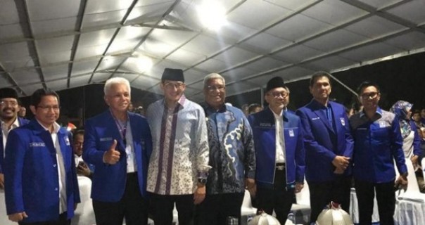 Sandiaga Uno hadir dalam pembukaan Kongres PAN di Kendari, Sulawesi Tenggara. FotoL int 