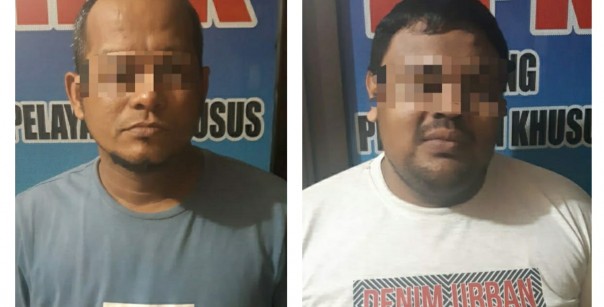 Dua orang warga Kecamatan Bengkalis diringkus Satnarkoba Bengkalis (foto/int)