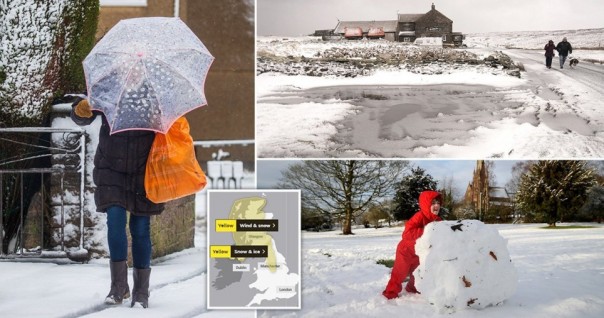 Badai Salju Menggantikan Badai Ciara, Hujan dan Angin Membuat Inggris Menjadi Kota yang Membeku