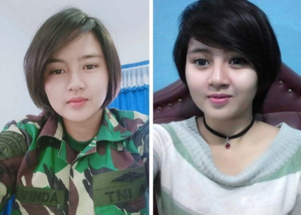 Personil TNI AL cantik bikin netizen terpesona (foto/int)