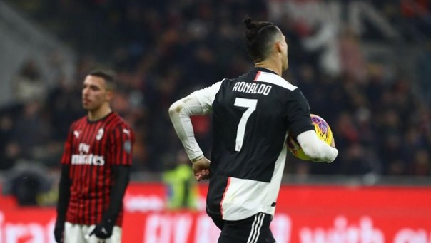 Cristiano Ronaldo jadi pemain tersubur di Liga Italia berkat eksekusi penalti (foto/int)