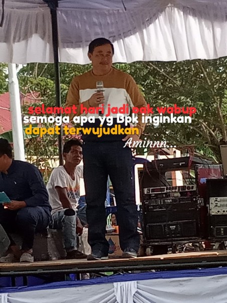 Wakil Bupati Kuantan Singingi, H. Halim merayakan Hari Ulang Tahunnya yang ke-55 Tahun (foto/Zar)