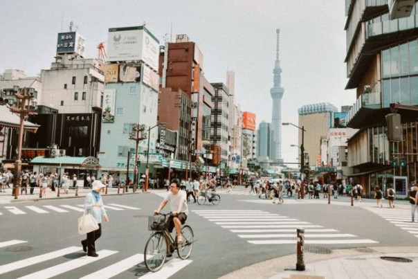 Salah satu sudut Kota Tokyo, Jepang disebut-sebut paling rawan diserbu virus Corona. Foto: int 