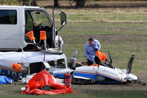 Dua Pesawat Kecil Bertabrakan di Langit Australia, Empat Orang Tewas Mengerikan