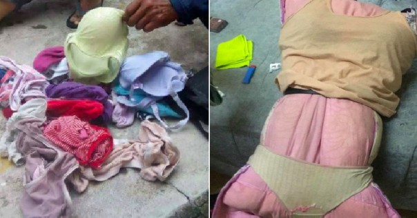 Pelaku Cabul di Melaka Ditangkap Karena Mencuri Pakaian Dalam Wanita yang Digunakan Untuk Mendandani Bantal Layaknya Boneka Seks