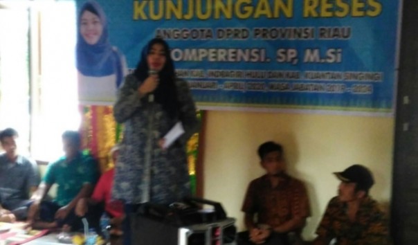 Anggota DPRD Riau, Komperensi reses (foto/Zar)